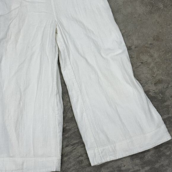 Free People On The Run Jumper Jumpsuit White Womens XS Boho Beach Bridal Flaws - Picture 4 of 12